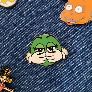 PINTRILL M&Ms Green Speak No Evil M&M (2017) Pin